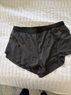 Addidas  Charcoal Grey Perforated Training Shorts
